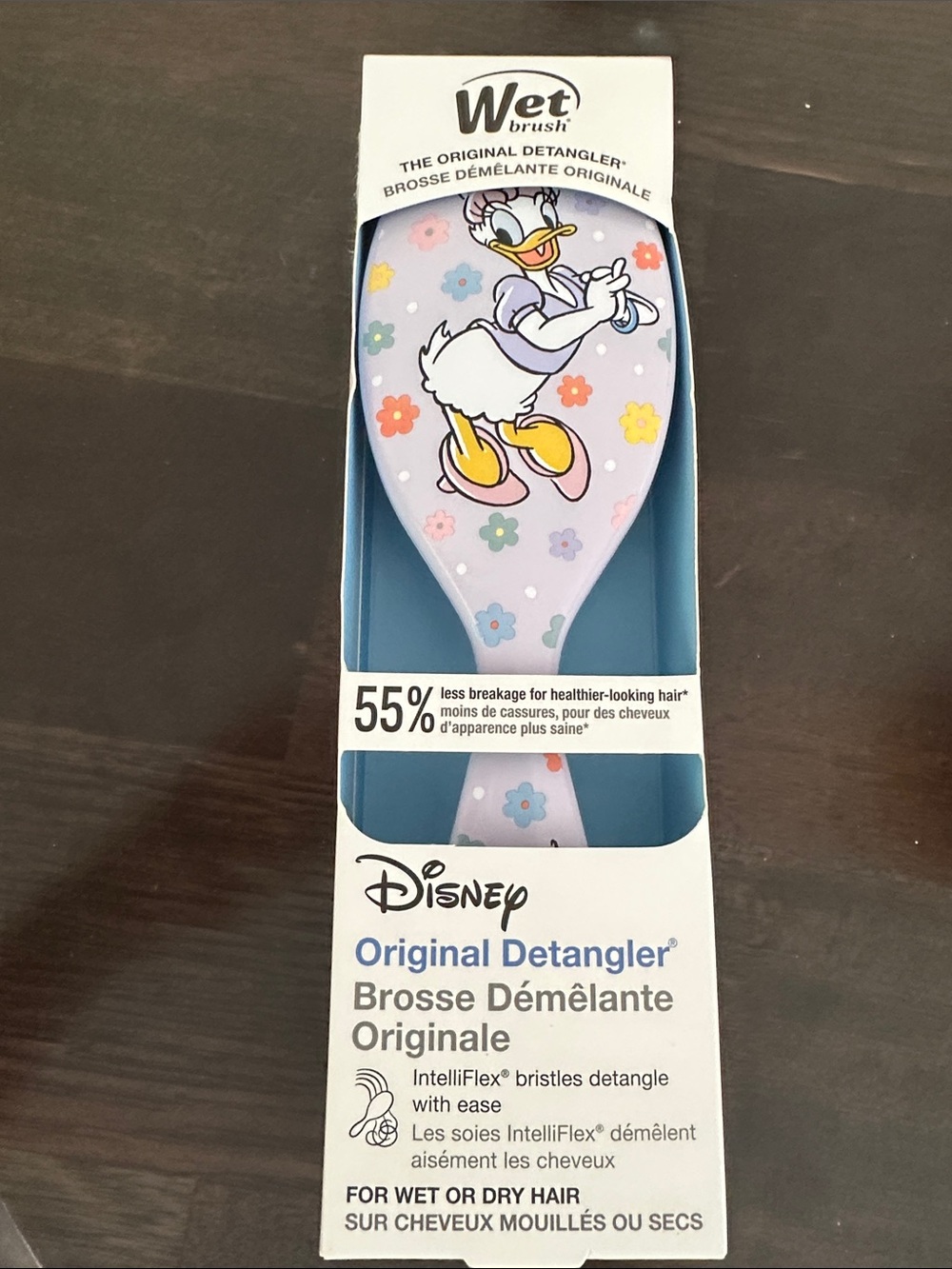 Disney Hello Daisy Duck Wet Brush original Detangler new